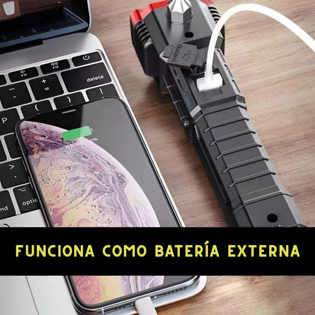 Linterna 4 en 1 pro - Tu seguridad no debería depender de la suerte