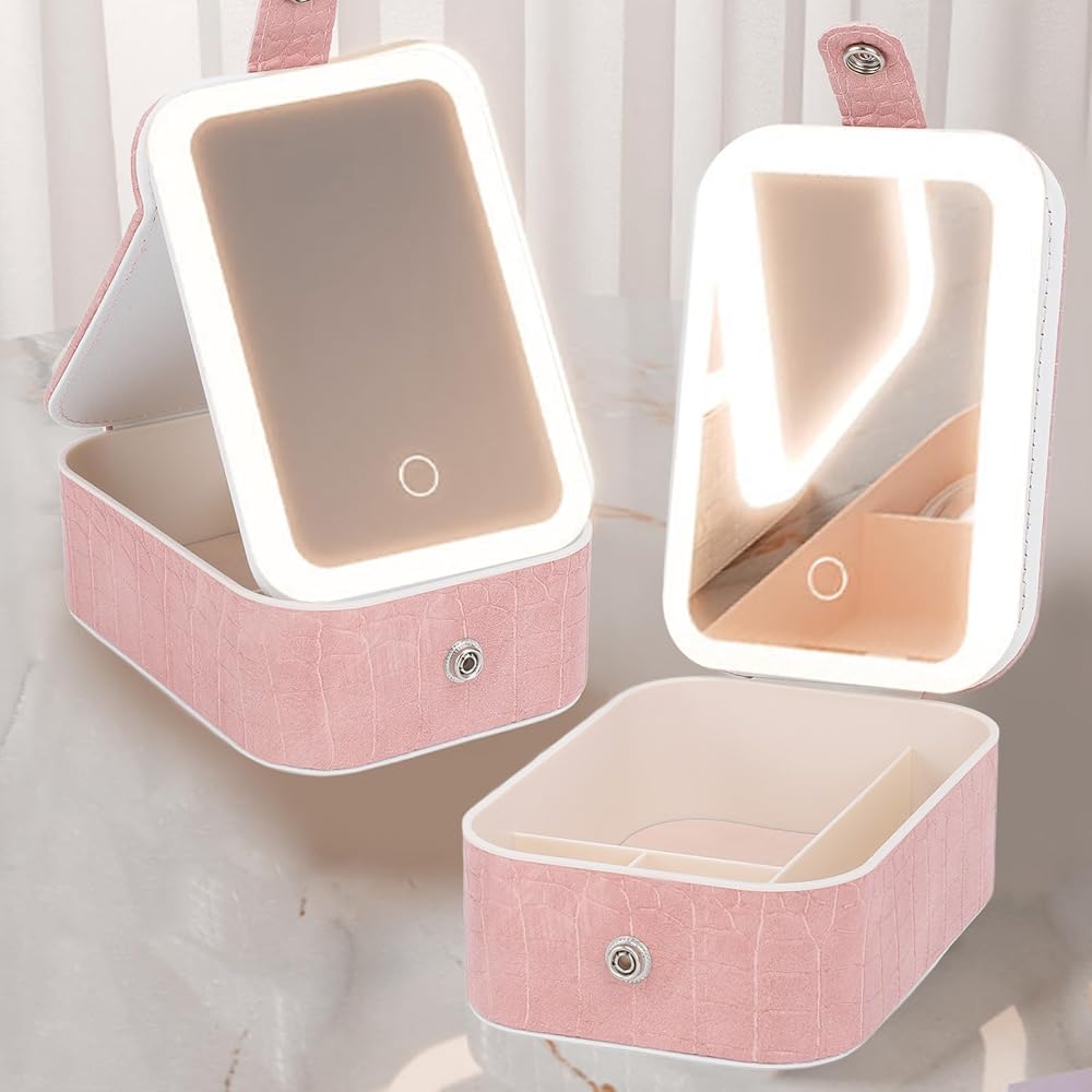 Cosmetiquero Portátil Espejo LED