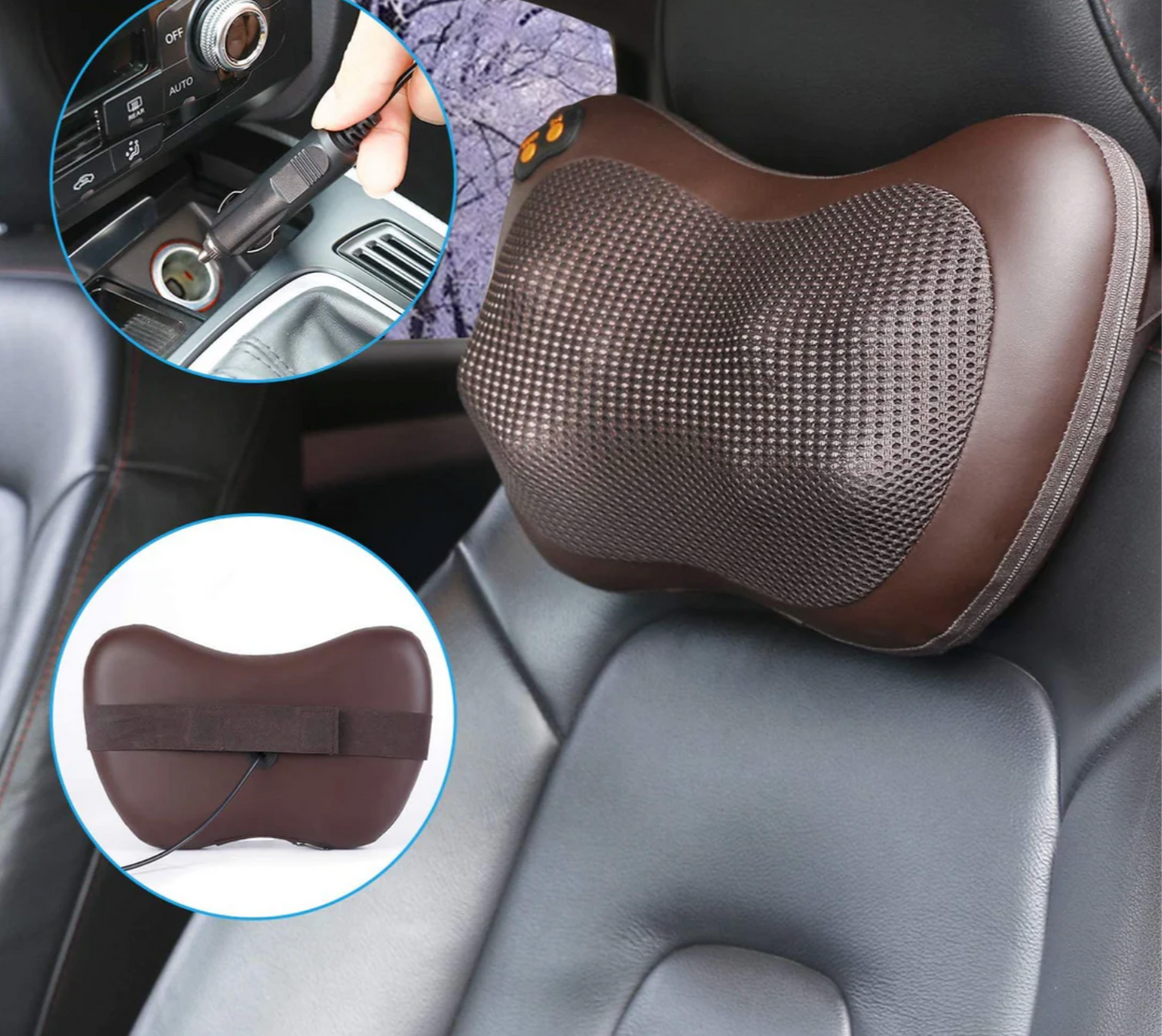 Cojín Masajeador Shiatsu Pro - Tu Masajeador Personal en casa