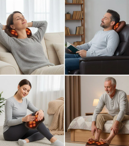 Cojín Masajeador Shiatsu Pro - Tu Masajeador Personal en casa
