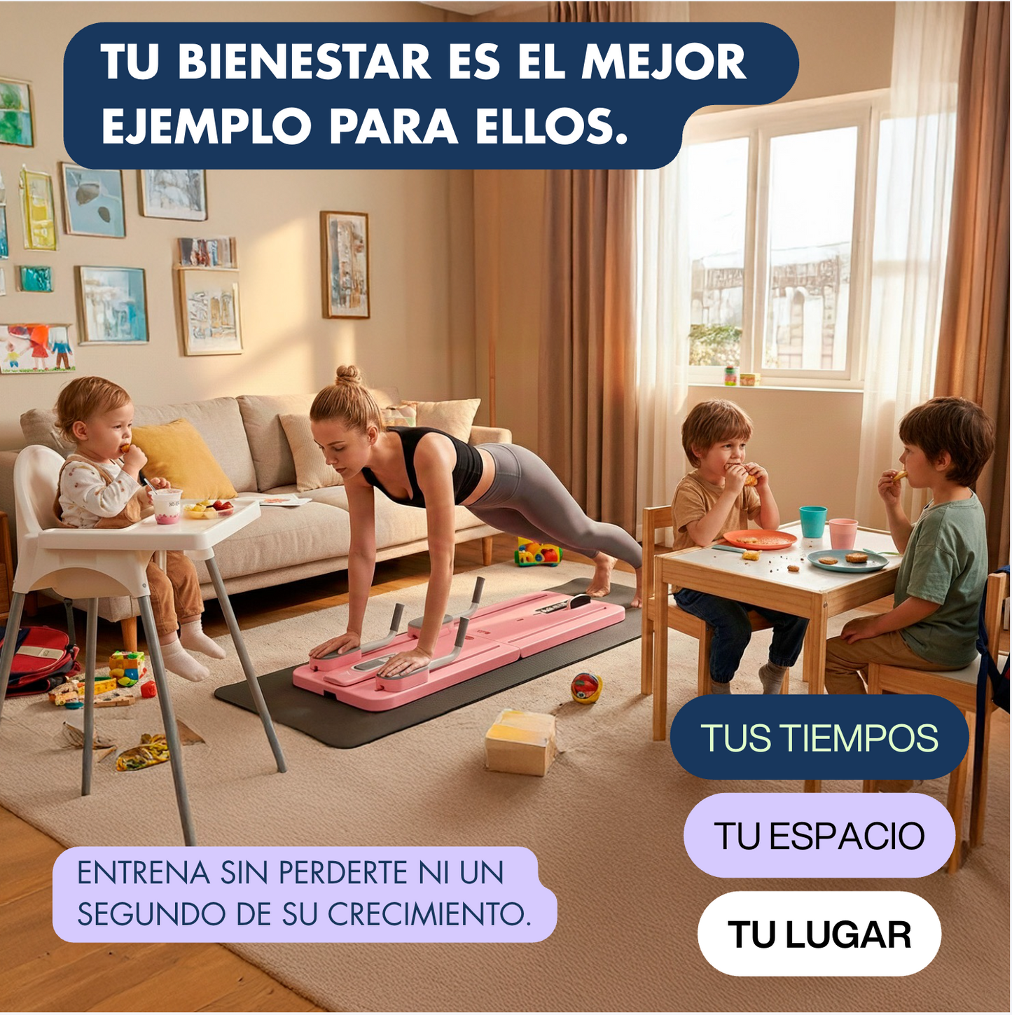 TABLA PARA PILATES PLEGABLE - Pilates donde y cuando quieras!