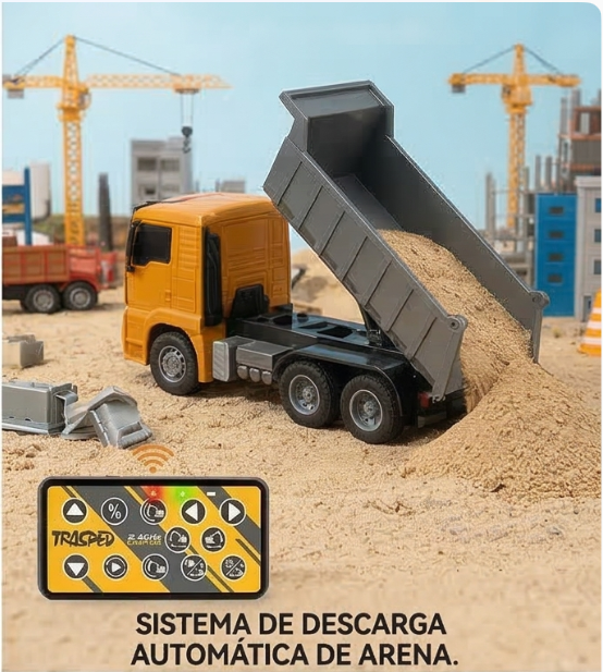 Mini Vehículos de Construcción a Control Remoto RC