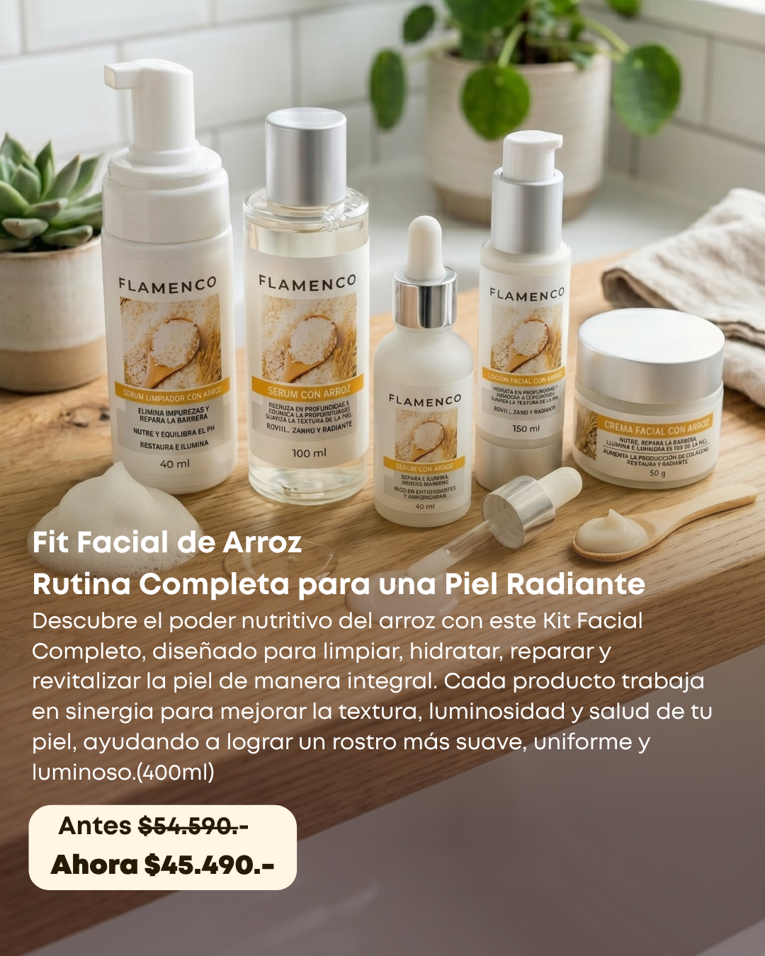 Skin Care Set de Arroz - Oferta especial Día de la Madre