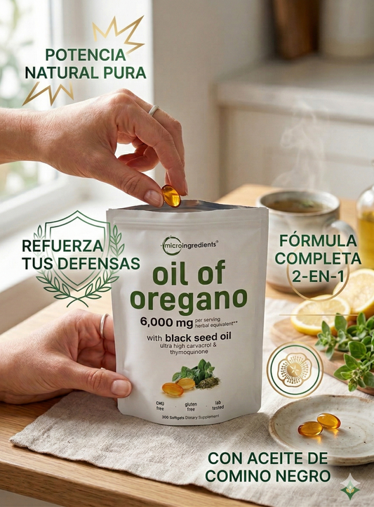 Aceite de Orégano - Refuerza tu sistema inmune antes del Invierno