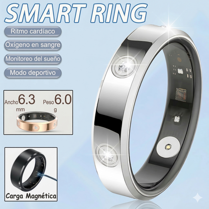 Smart Ring Pro 2026: Tu Salud en un Anillo (Edición Gold & Silver)