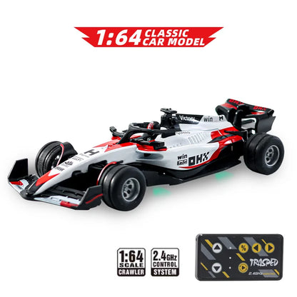 Auto de Carreras F1 Miniatura 1:64 - Control por APP y Luces LED