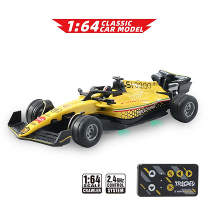 Auto de Carreras F1 Miniatura 1:64 - Control por APP y Luces LED