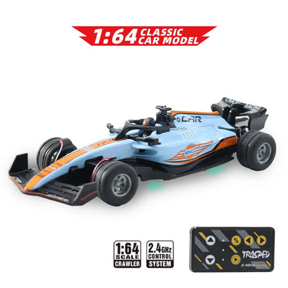 Auto de Carreras F1 Miniatura 1:64 - Control por APP y Luces LED
